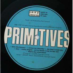 The Primitives -  Lazy 86 - 88 1989 UK Version 1st Pressing Vinyl LP ***READY TO SHIP from Hong Kong***